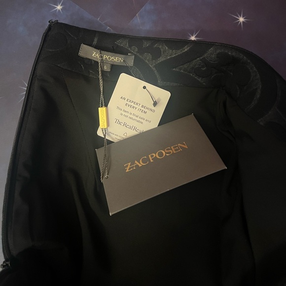 ZAC Zac Posen Black Skirt- Size 6 - Picture 15 of 16